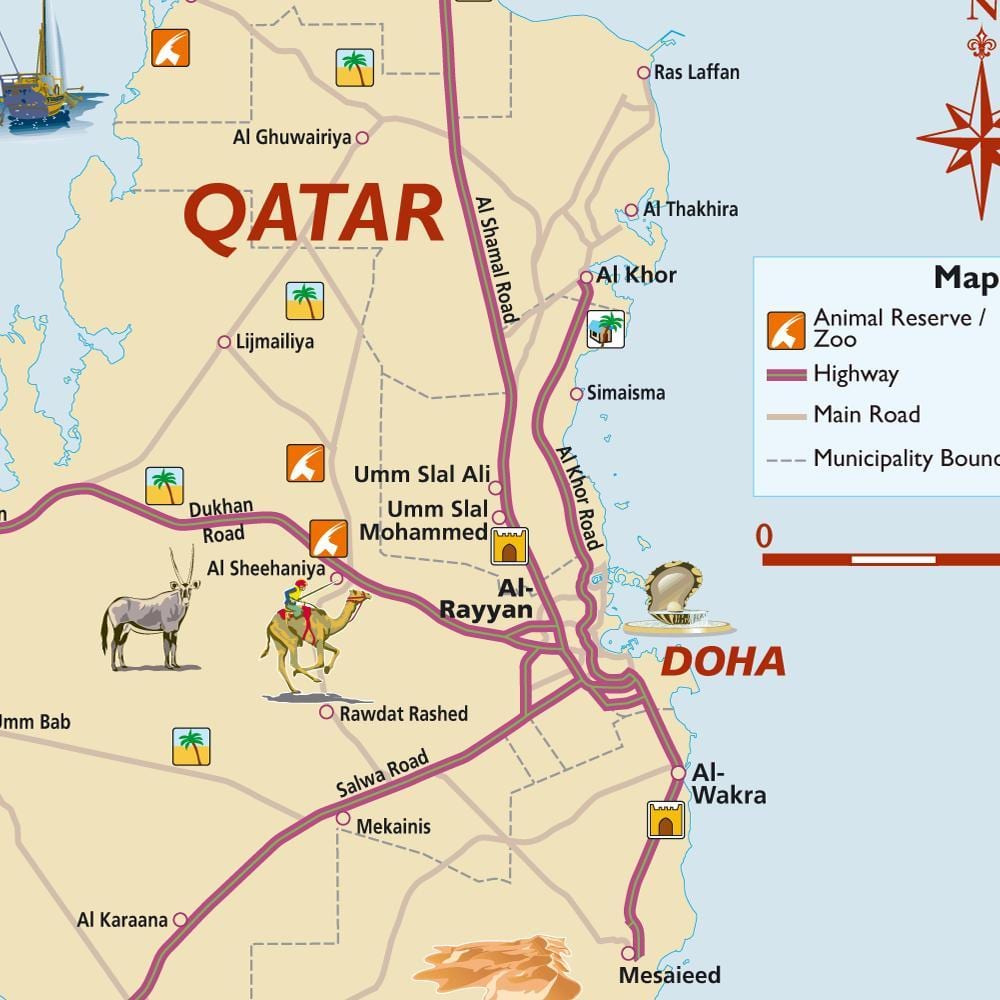 Peta wisata qatar