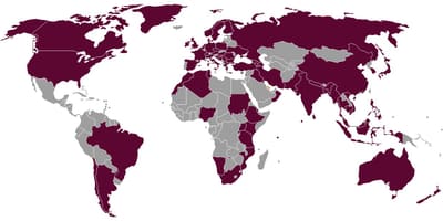 Qatar airlines tujuan peta