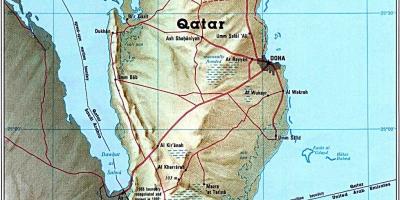 Peta dari qatar jalan 