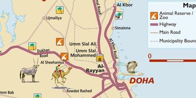 Peta wisata qatar